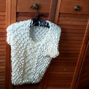 Expanding Blouse short sleeve 85% polyester 15% spandex